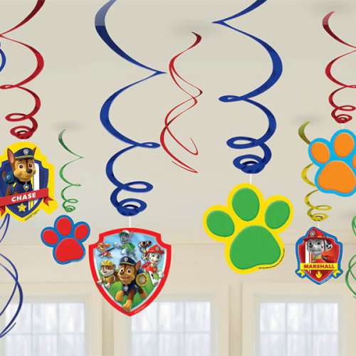 Paw Patrol Hanging Swirls - Click Image to Close